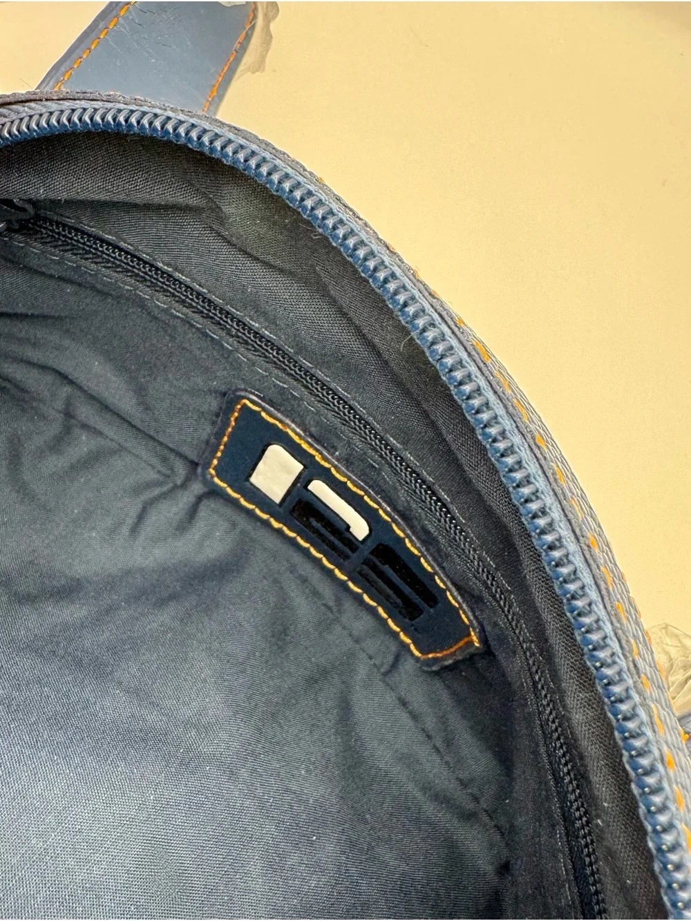 Blue Football Shaped Shoulder Bag
